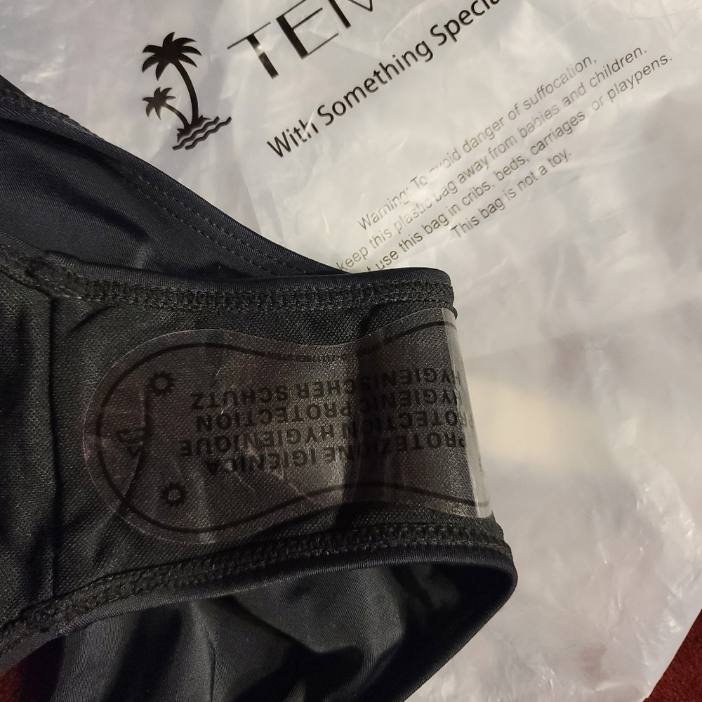 NWT HIGH NECK SLIMMING TANKINI SET SWIM BATHING SUIT MEDIUM - Picture 10 of 12